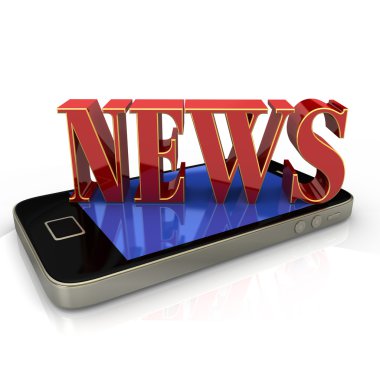 News Smartphone clipart