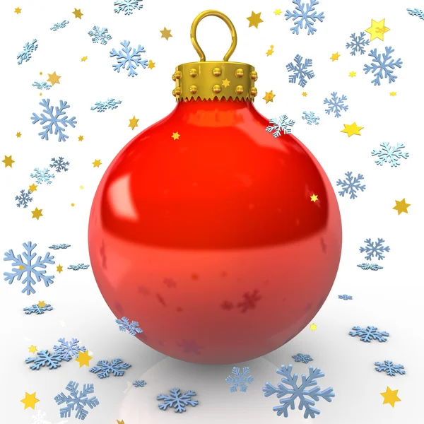 Read Christmas Bauble — Stock Photo, Image