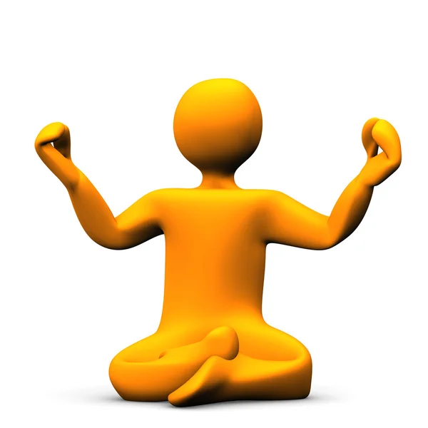 Yoga-Meditation — Stockfoto