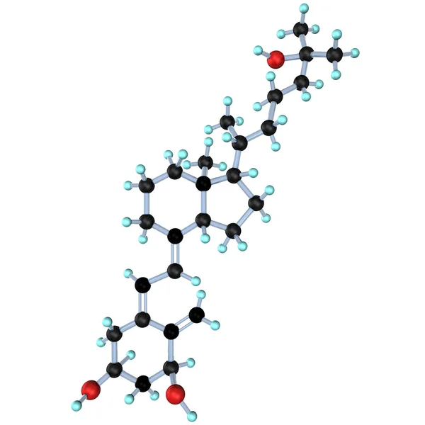 분자 Calcitriol — 스톡 사진