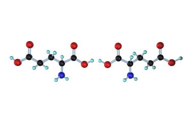 Molecule Glutamic Acid Lan D clipart