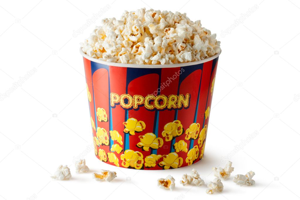 Big bucket of popcorn