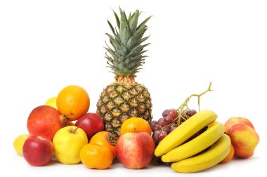 Set of exotic fruit clipart