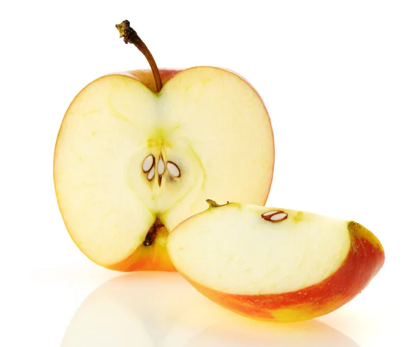 The cut apple — Stock Photo, Image
