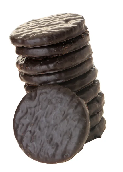 A stack of chocolate chip cookies — Stock Photo, Image