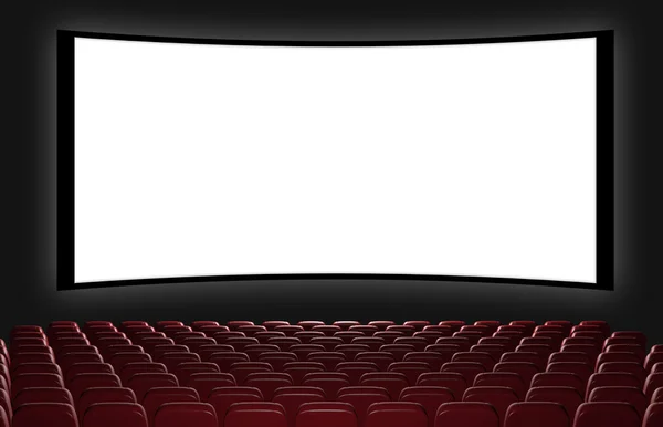 Bioscoop auditorium — Stockfoto