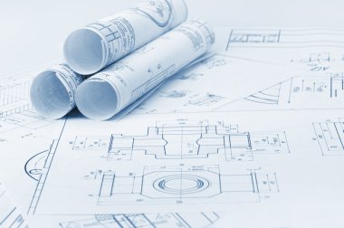 The plan industrial details clipart