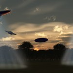 Ufo alien abduction — Stock Photo © innovari #7228959