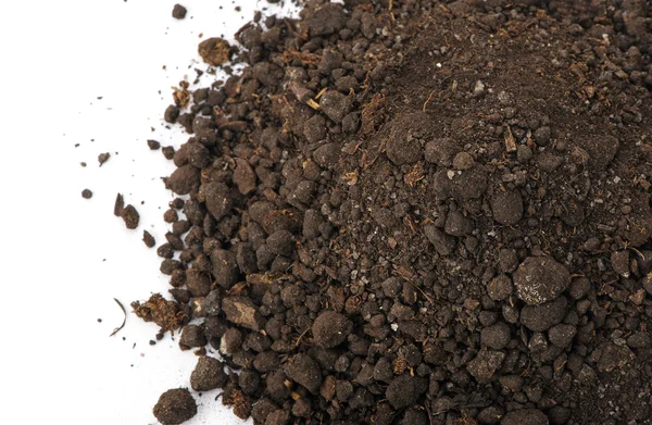 Heap dirt the top view — Stock Photo, Image