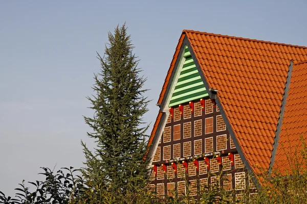 Fachwerkhaus in georgsmarienhütte-oesede, deutschland — Stockfoto