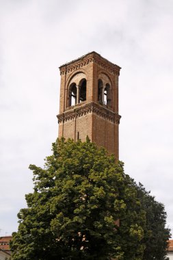 Mantova, kilise kulesi s. domenica (campanile di s. domenico), Lombardiya, ben