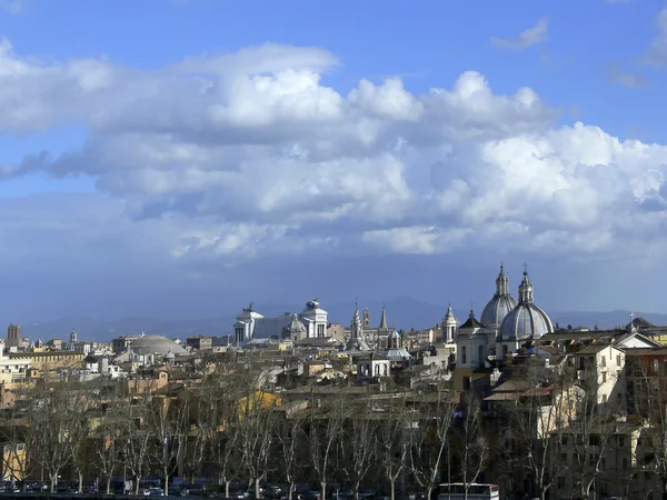 Pohled z castel san't angelo, Řím, Itálie, Evropa — Stock fotografie