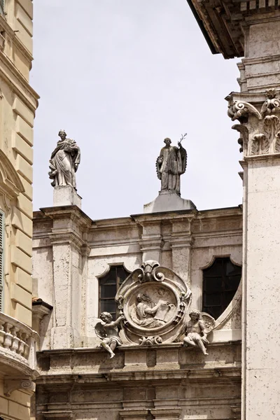 Mantua, Dom, Lombardei, alte Kathedrale in Italien — Stockfoto