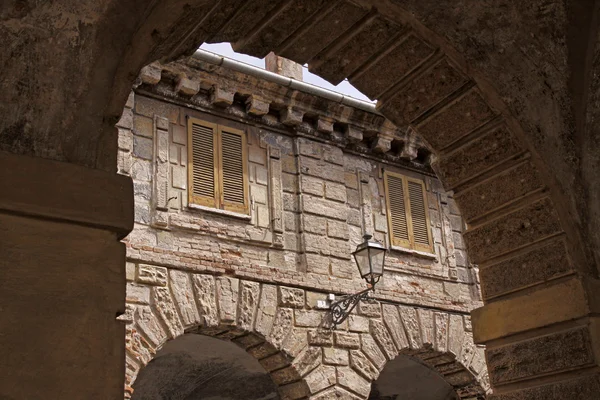 Mantova, logge di giulio romana, Itálie — Stock fotografie