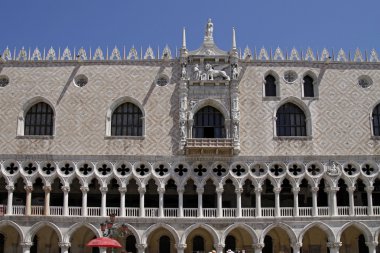 doges Sarayı (palazzo ducale) ile Venedik İtalya