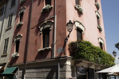 bir peschiera del Garda, İtalya şehrin eski kısmı