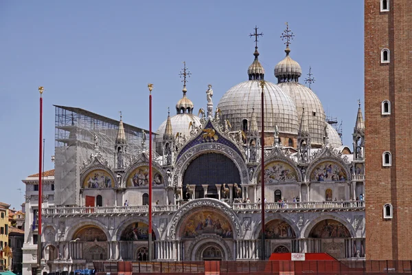 Basilica San Marco, front of Marks Church, Venice — Stock Photo, Image