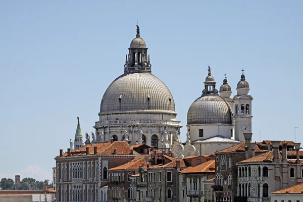 Venedig, basilikan santa maria della salute, Italien — Stockfoto