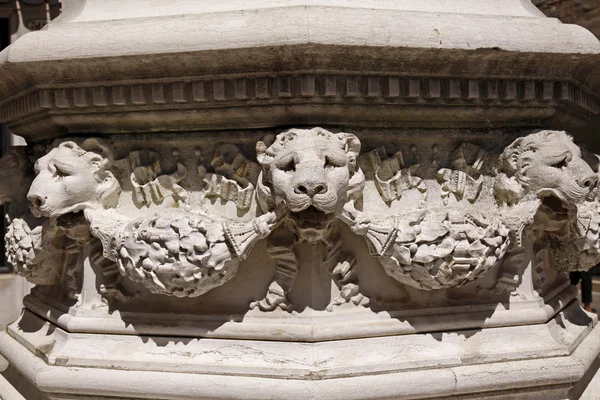 Veneția, sculptura leului, Europa — Fotografie, imagine de stoc