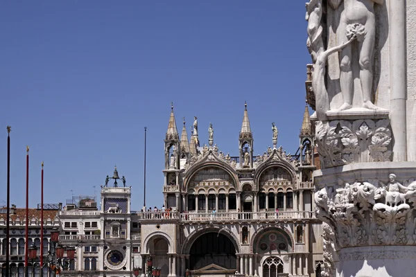 Venice, Basilica San Marco, front of Marks Church, Italy — Stock Photo, Image