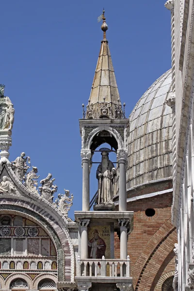 Venice, front detail of Marks Church, Italy — Stock Photo, Image