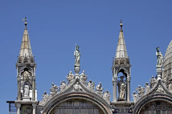 Basílica de San Marcos, detalle fachada, Venecia —  Fotos de Stock