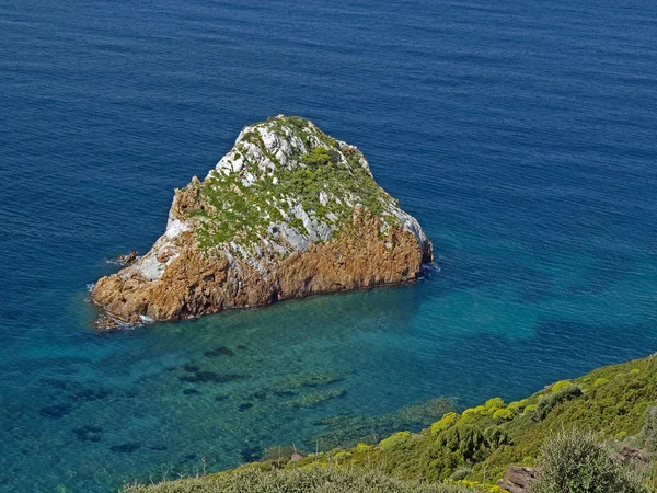 Rocks near Masua in Southwest Sardinia, Italy, Europe — Stock Photo, Image
