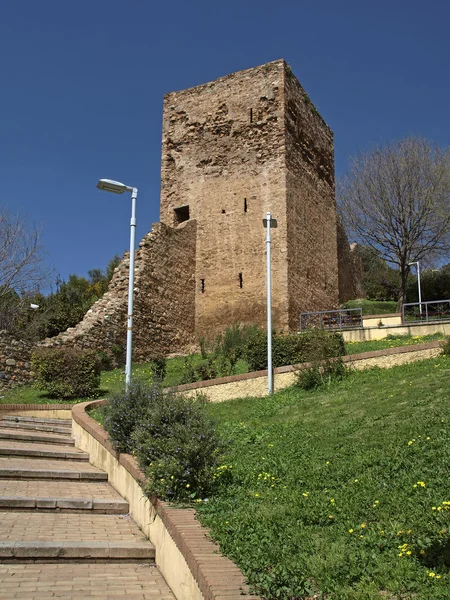 Iglesias z wieży castello salvaterra, Sardynia, Włochy — Zdjęcie stockowe