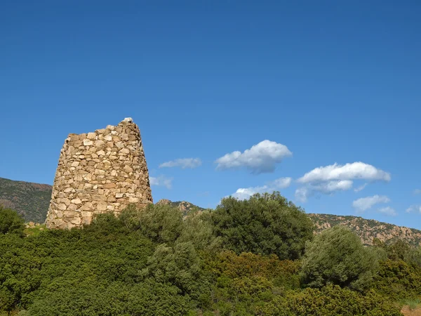 San Priamo, eski kule, Sardinya, İtalya — Stok fotoğraf