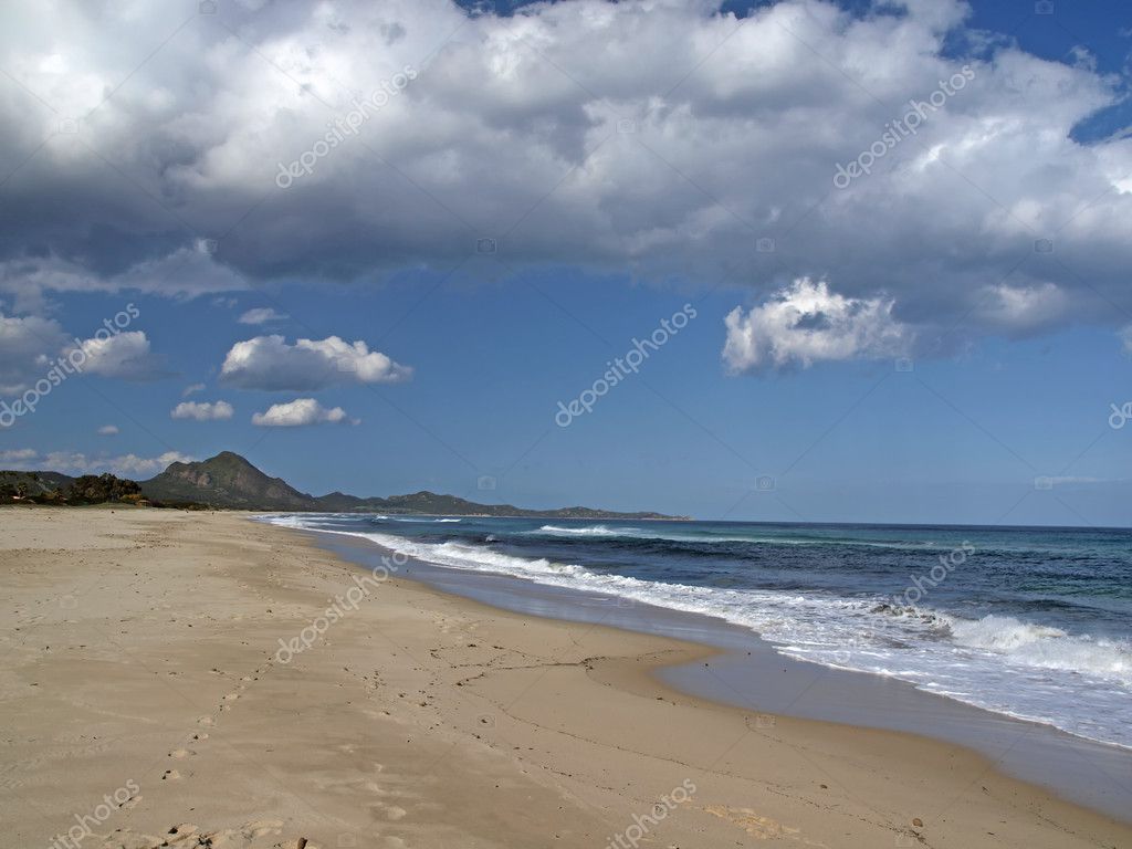 Costa Rei Plage Sardaigne Italie Photographie