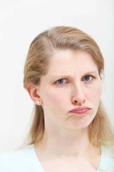 Unhappy Young Woman — Stock Photo, Image
