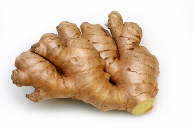 Rhizome of fresh ginger clipart