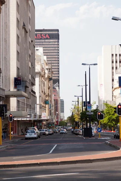 Yoğun şehir cadde sahne cape town Güney Afrika — Stok fotoğraf