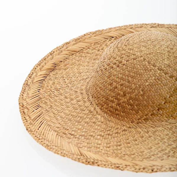 Halm solhatt eller sombrero — Stockfoto