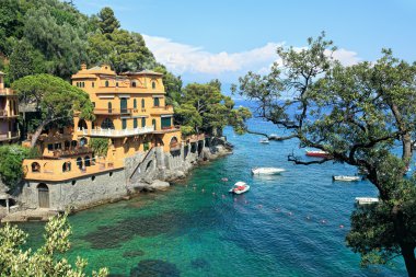 Small bay. Portofino, Italy. clipart