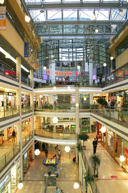Alışveriş Merkezi iç Prag, Çek Cumhuriyeti.
