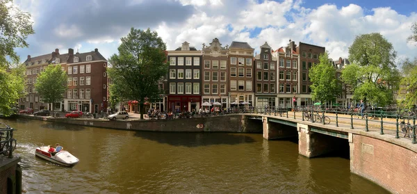 Amsterdam città vista panoramica . — Foto Stock