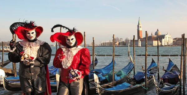stock image Traditional Venetian Carnival 2011.