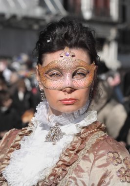 geleneksel Venedik Karnavalı 2011.