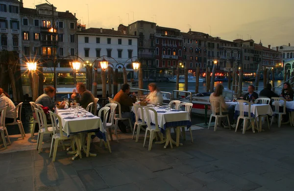 Wieczór w Wenecji. — Zdjęcie stockowe