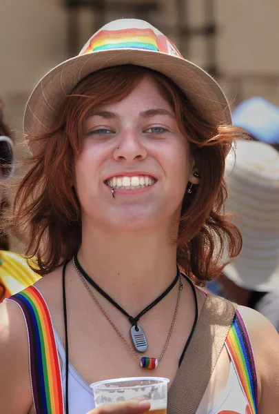 Gay pride parade, tel aviv, İsrail. — Stok fotoğraf