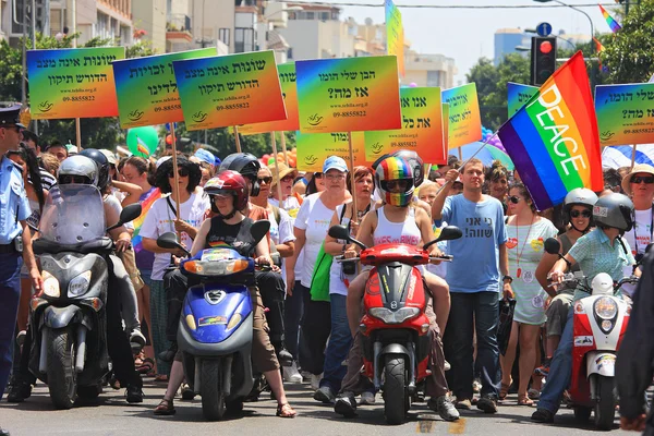 Parada dumy gejowskiej w tel Awiw, Izrael. — Zdjęcie stockowe