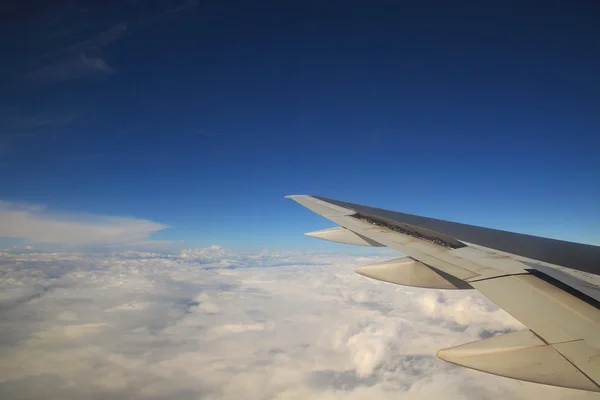 Вид с воздуха на облака . — стоковое фото