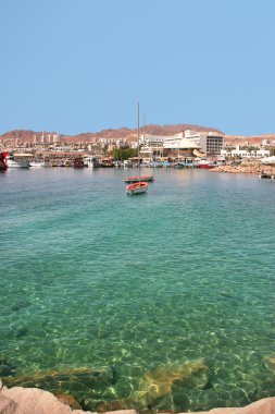 Bay of Eilat, Israel. clipart