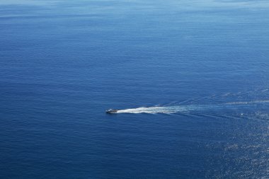 Cruise ship on the sea. Liguria, Northern Italy. clipart