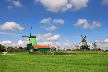 Zaanse Schans village. Netherlands. clipart