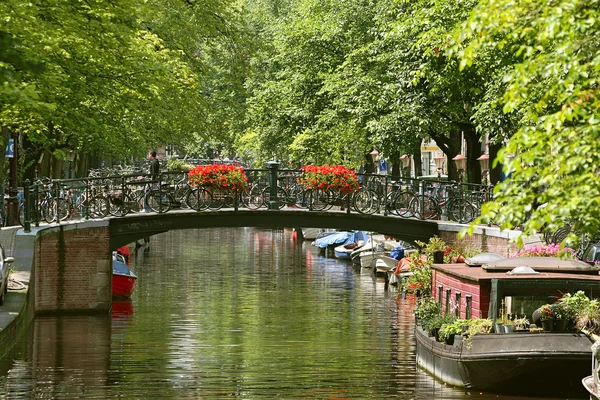 アムステルダムの街並み. — ストック写真