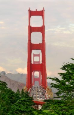 Golden Gate Bridge. clipart