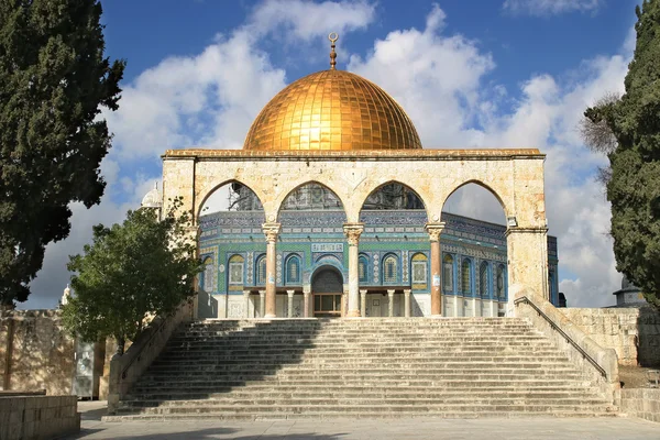 Kuppel der Felsenmoschee. jerusalem, israel. — Stockfoto