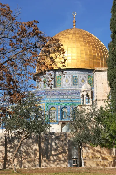 岩石清真寺的圆顶。耶路撒冷以色列. — 图库照片